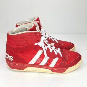 Mens White Adidas Shoes High Tops 